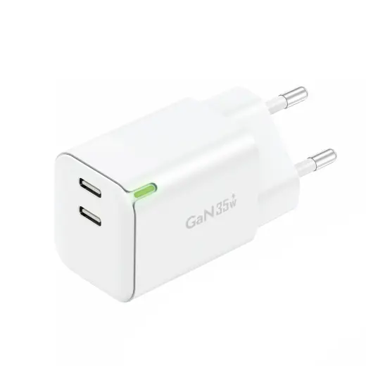 Foneng GAN35 зарядное устройство | 35W | GaN, PD | USB-C | белое