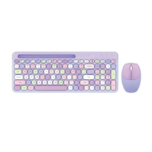 Wireless keyboard + mouse set MOFII 888 2.4G (Purple)