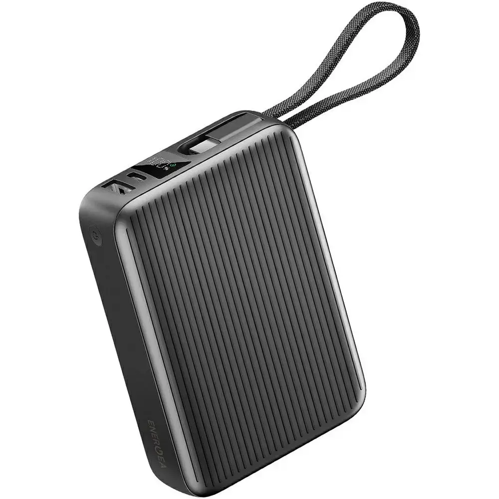 Energea Integra Ultra 45 ārējais akumulators (powerbank) | 20000 mAh | 45W | USB-C, USB-A | LED ekrāns | pelēks