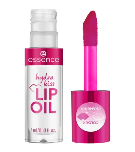 Essence, Hydra Kiss, Tinted, Lip Oil, 06, Cranberry Is Back, 4 ml