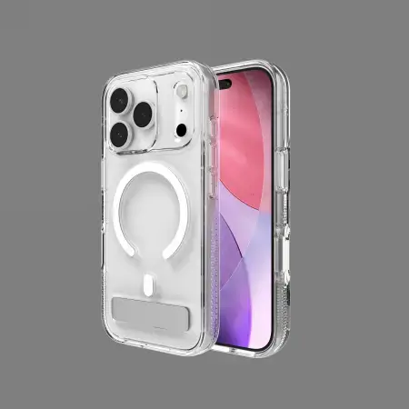 ZAGG Crystal Palace Snap KS MagSafe Case for iPhone 17 Pro - Clear