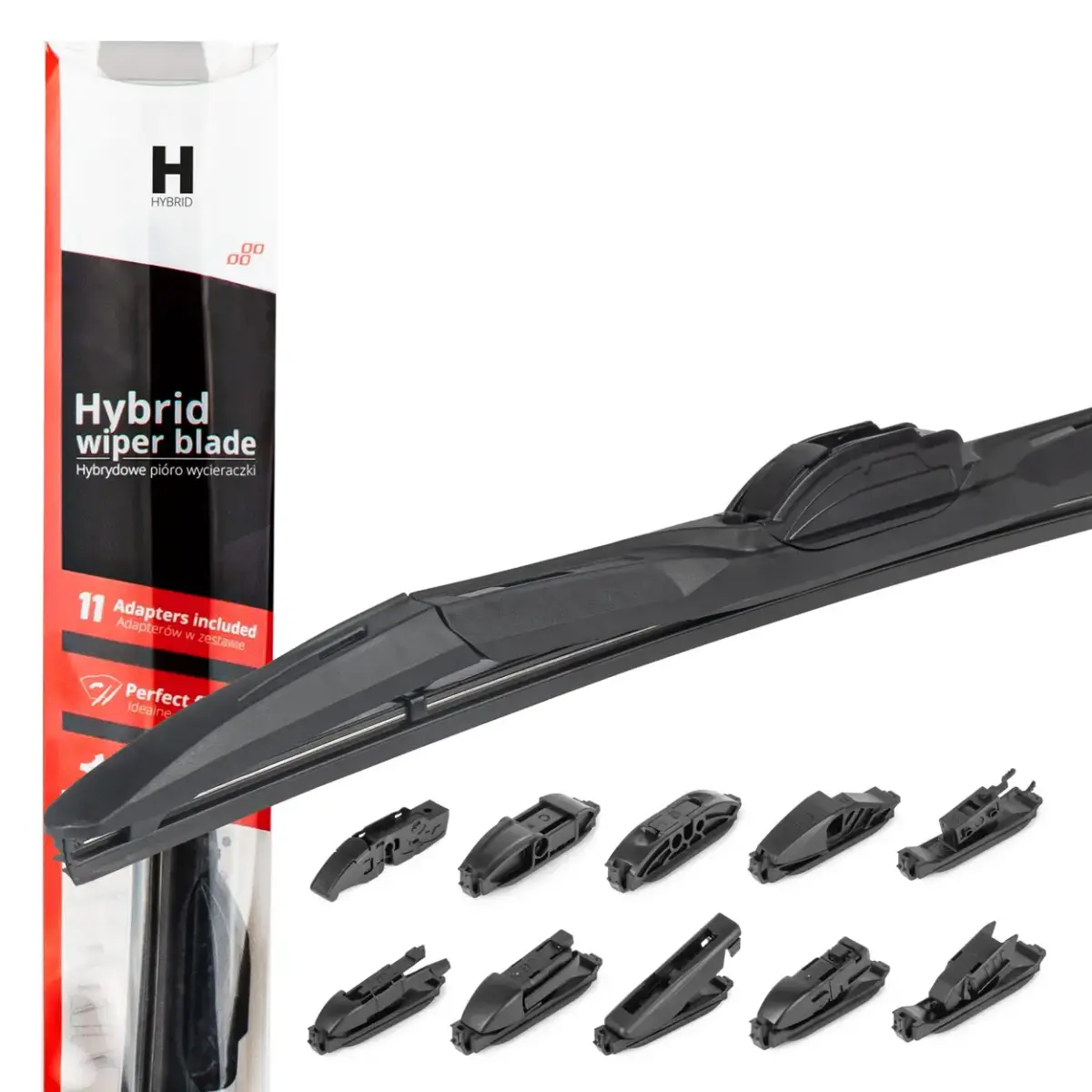 Hybrid wiper blade multiconnect 28" (700mm) 11 adapters