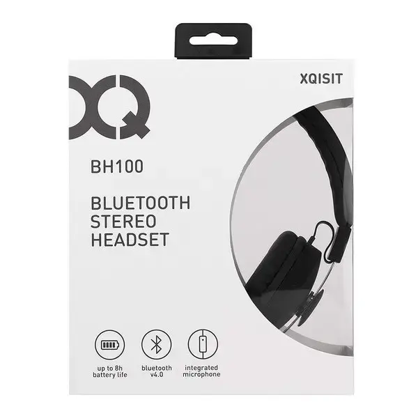 Xqisit headphones stereo Bluetooth BH100 black 19133