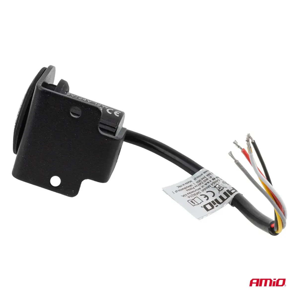 LED warning lamp R65 12V 24V 12W AMIO-04864