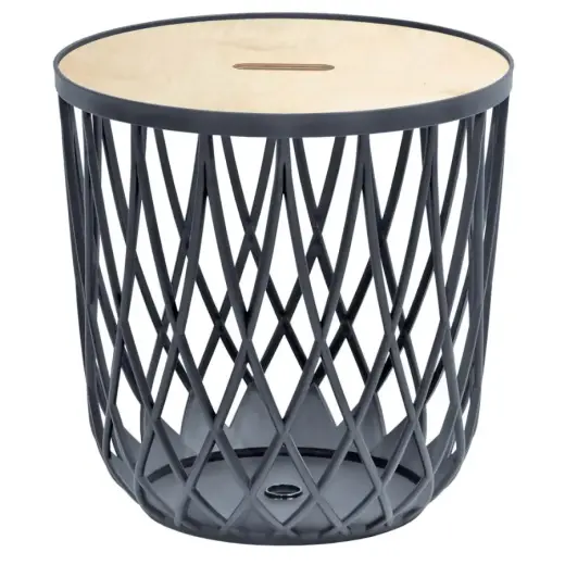 Basket with lid Uniqubo 44x44x45cm