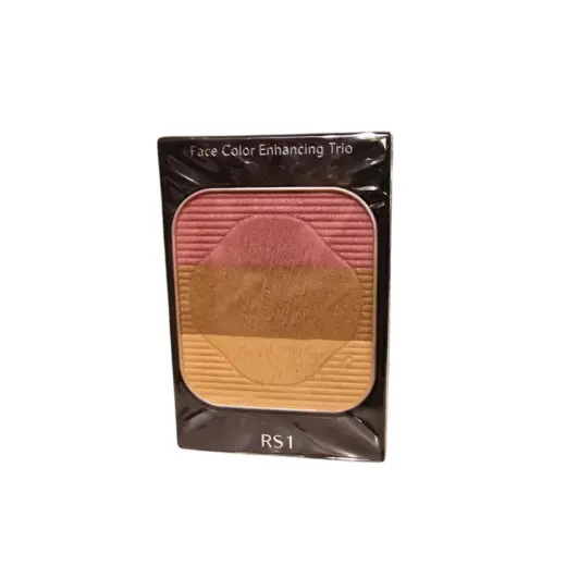 Shiseido, Face Color Enhancing Trio, Non-Comedogenic, Blushing|Sculpting & Harmonizing, Face Palette, Rs1, Plum, 3 Shades, 7 g *Tester