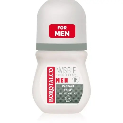Borotalco Ball Deodorant Men Invisible Dry (Deo Roll on) 50 Ml