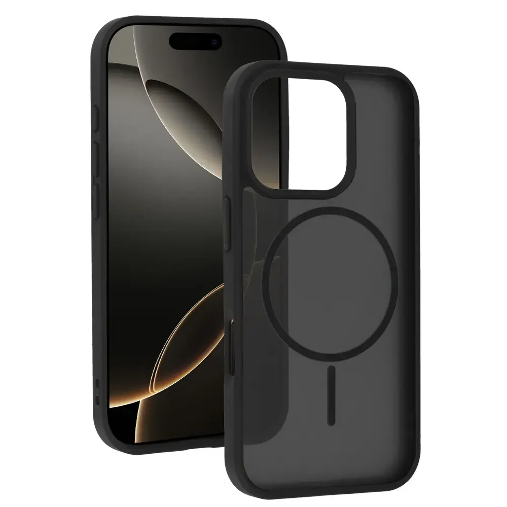 Magmat Slim maciņš telefonam iPhone 16 Pro melns