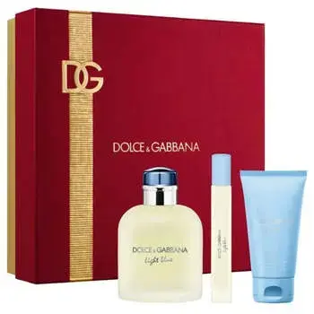 Light Blue Pour Homme Dárková sada EDT 125 ml, sprchový gel 50 ml a miniaturka EDT 10 ml