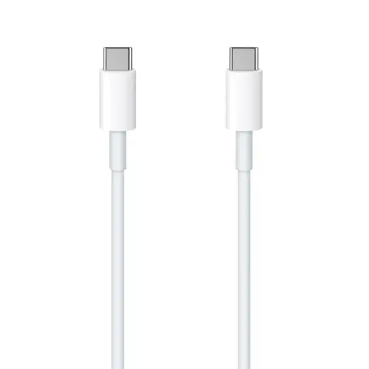 Setty cable USB-C - USB-C 1,0 m 3A white
