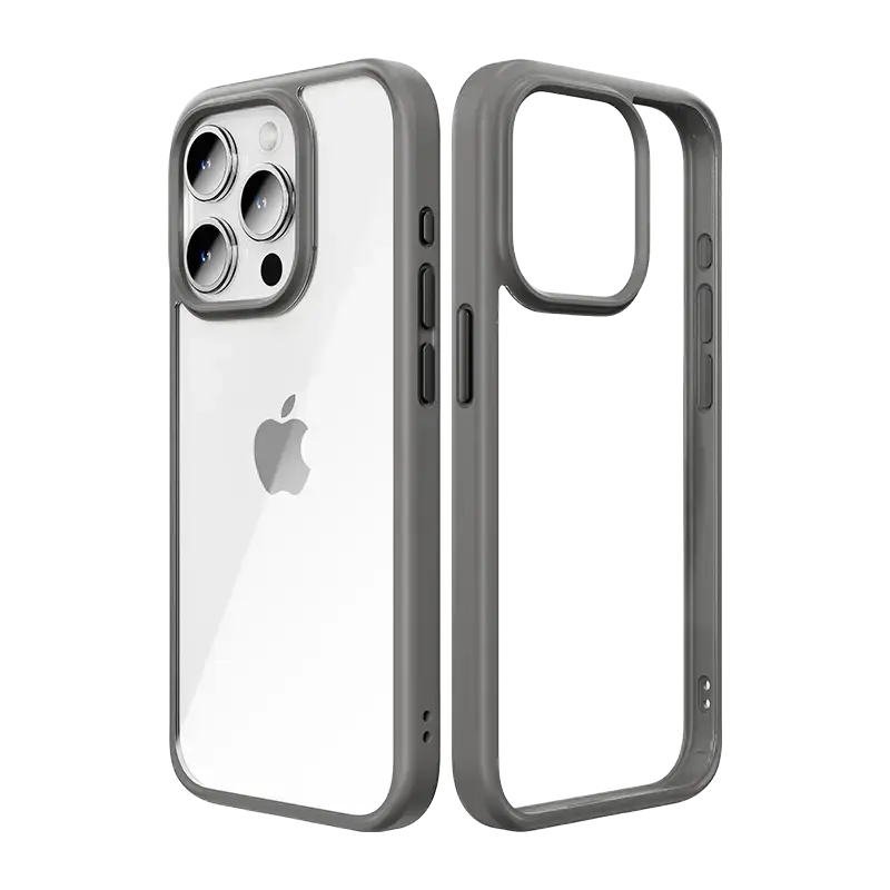 Rock Guard Series Case for Iphone 15 Pro Max transparent-grey