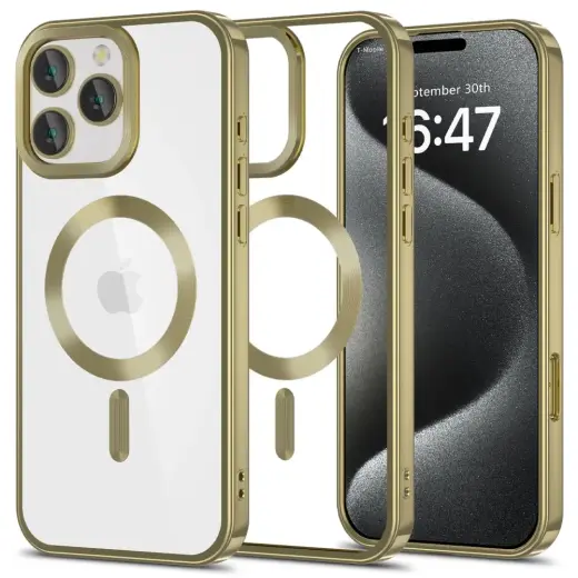 TECH-PROTECT MAGFLEX MAGSAFE IPHONE 16 PRO MAX SATĪNA ZELTA KRĀSĀ