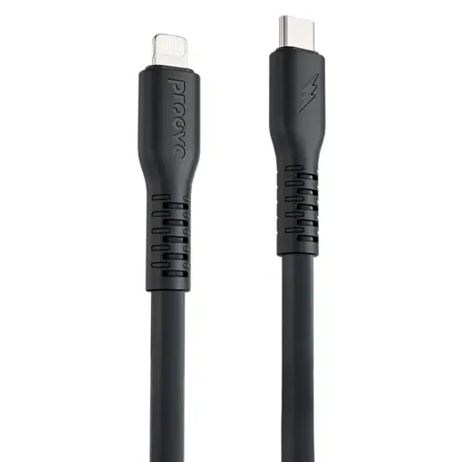 Proove Eternal data transfer and charging cable | USB-C to Lightning | 15W | 2m | black