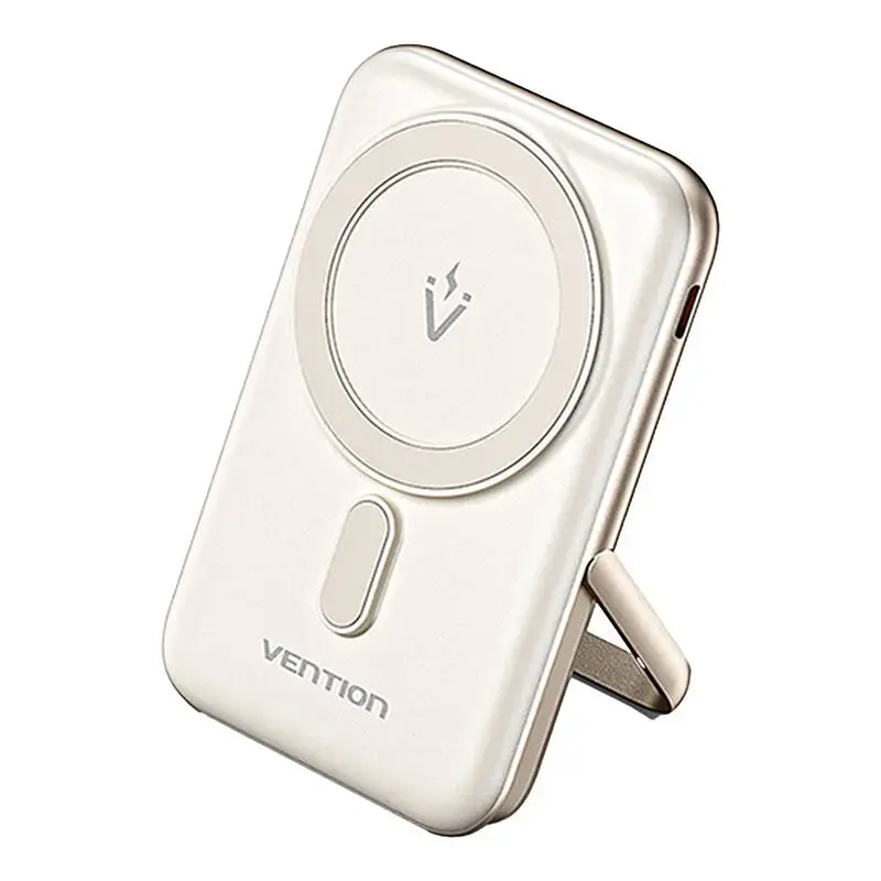 Vention FHNW0 external battery (powerbank) | 10000 mAh | 20W | USB-C, MagSafe | LED display | white