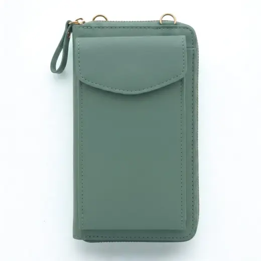 PHONE BAG WITH WALLET FUNCTION (18*11*5CM) MINT