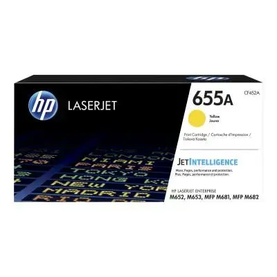HP Cartridge No 655A HP655A HP 655A Yellow Gelb (CF452A)