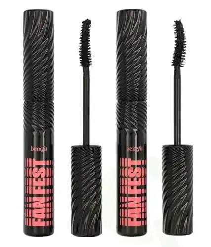 Benefit Fan Fest Fanning & Volumizing Mascara Duo Set 2x 8.5g Fanfest Volumizing Black Mascara