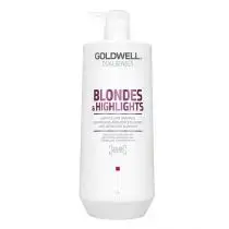 Goldwell Dual Senses Blonde & Highlights Anti-Yellow Shampoo 1000Ml in Clear