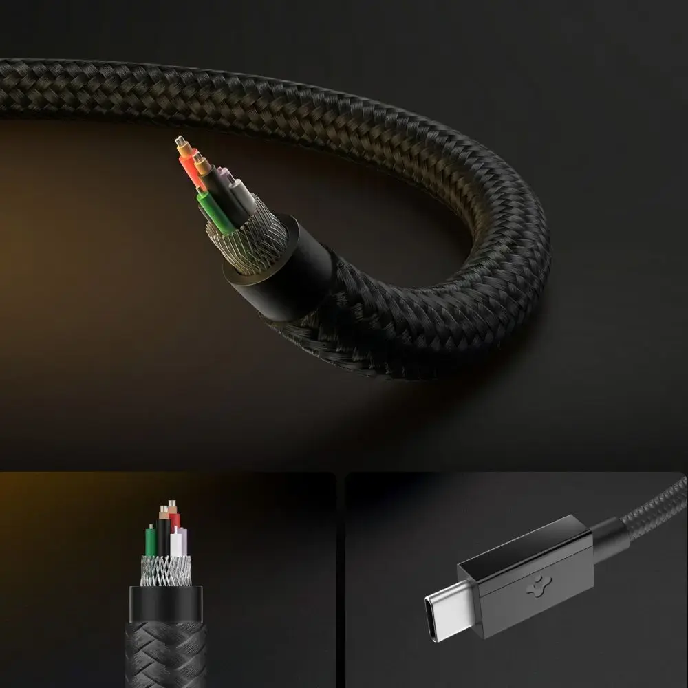 Spigen EB6015CC datu pārraides un uzlādes vads | USB-C uz USB-C | 60W | 1.5m | melns