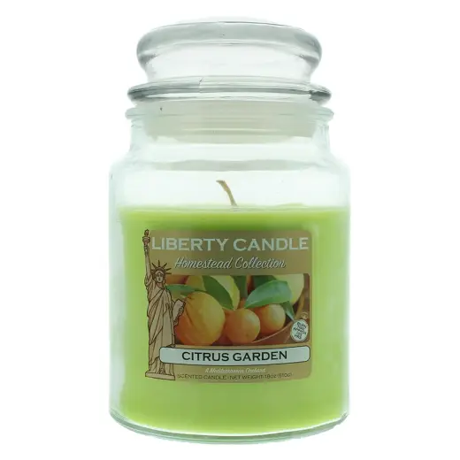 Liberty Candle, Homestead Collection Citrus Garden, Citrus Garden, Scented Candle, 510 g
