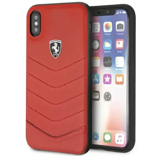 Ferrari Hardcase FEHQUHCPXRE iPhone X|Xs czerwony|red