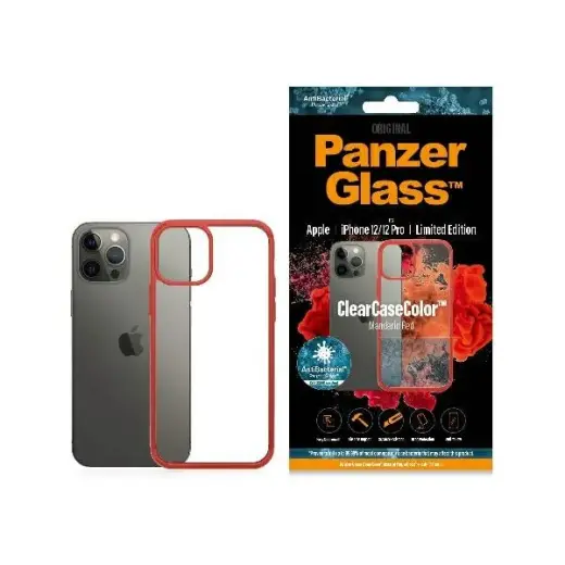 PanzerGlass ClearCase telefoni ümbris iPhone 12 | iPhone 12 Pro punane