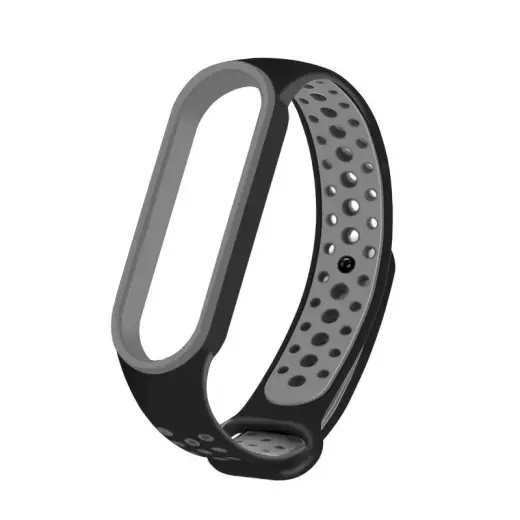 Fusion dots band for Xiaomi Mi Band 5 | Mi Band 6 grey black