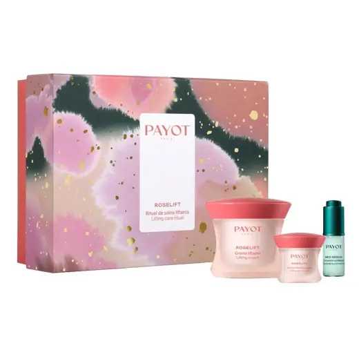 Set Payot: Roselift, Illuminating, Day, Cream, Face, 50 ml + Roselift, Lifting, Day, Eye Cream, 15 ml + Neo, Rejuvenating, Serum, For Face, 5 ml
