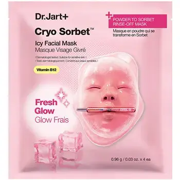Dr. Jart+ Cryo Sorbet Icy Facial Mask ( 4 ks ) - Pudrová maska