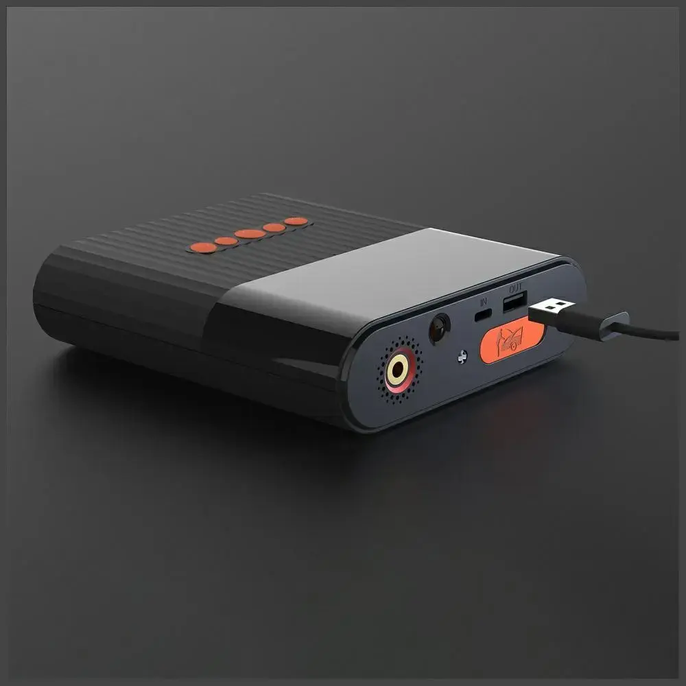 4smarts PitStop+ ārējais akumulators (powerbank) | 8800 mAh | USB-A, USB-C | LED lukturītis | melns