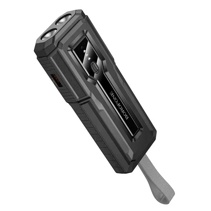 Borofone BJ54 Graceful external battery (powerbank) | 10000 mAh | 22.5W | USB-C, USB-A | LED display | black