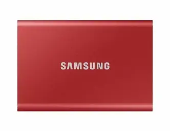 Ārējais SSD disks Samsung T7 500GB Red