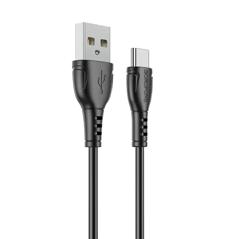 Borofone BX51 Triumph data transfer and charging cable | USB-A to USB-C | 15W | 1m | black