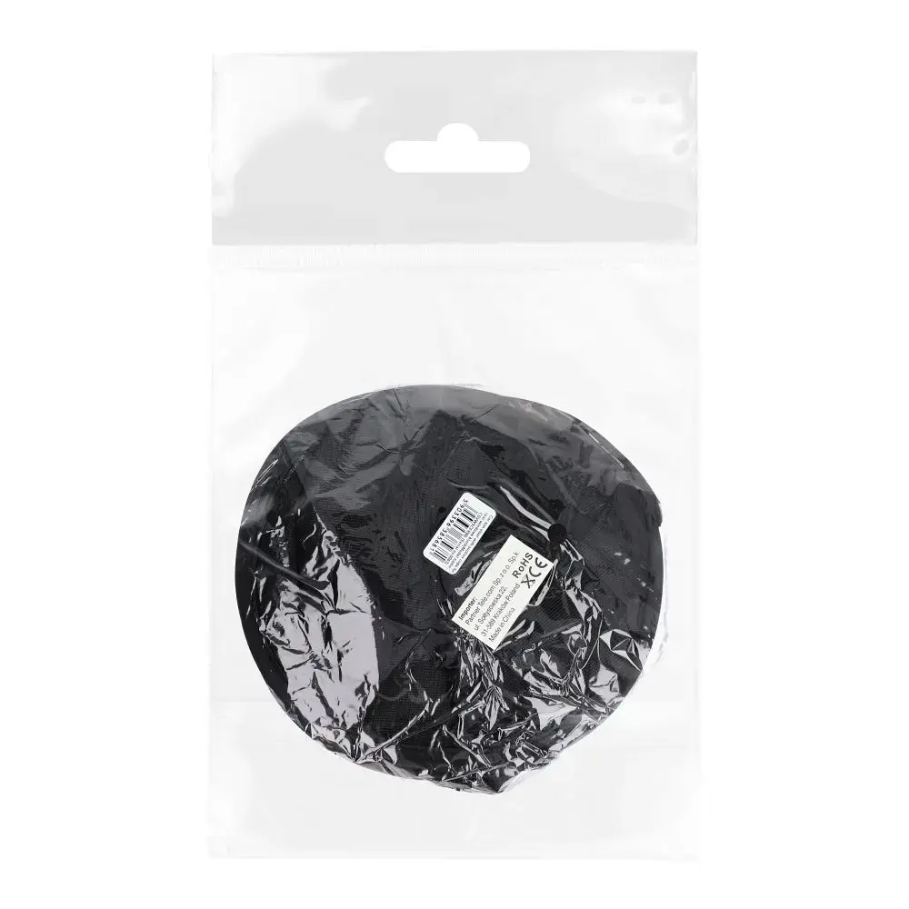 Car sun visor with suction cups for rear windows black