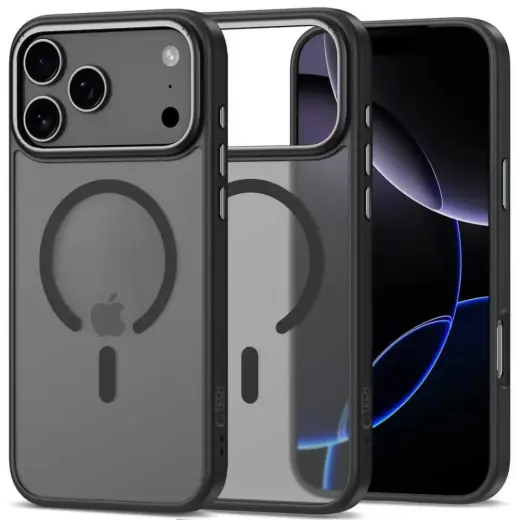 TECH-PROTECT MAGEDGE чехол с поддержкой MagSafe для телефона Apple iPhone 17 Pro матовый черный