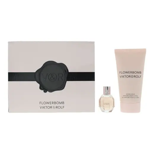 Set Viktor & Rolf: Flowerbomb, Eau De Parfum, For Women, 7 ml + Flowerbomb, Smooth, Body Lotion, Body, 50 ml