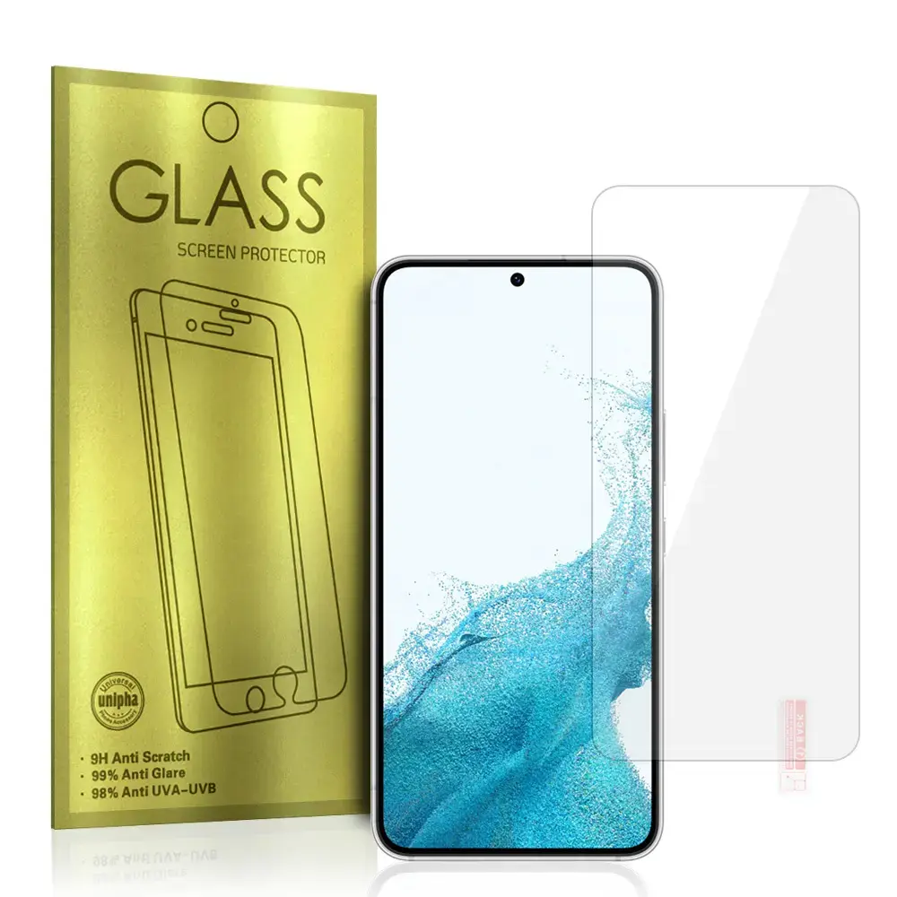 Tempered Glass Gold for SAMSUNG GALAXY S22 PLUS