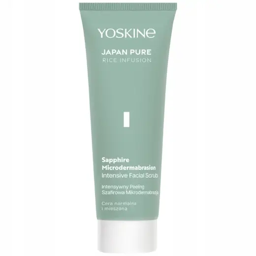 Yoskine, Japan Pure, Sapphire Microdermabrasion, Exfoliating, Cleansing Scrub, Face, 75 ml