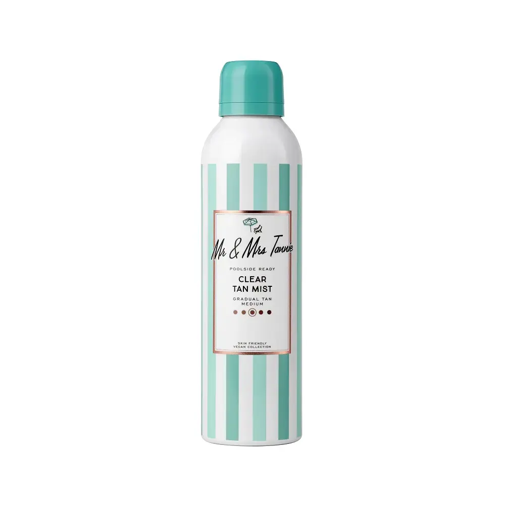 Mr & Mrs Tannie, Clear Tan Mist, Bronzing, Self-Tanning Spray, 200 ml