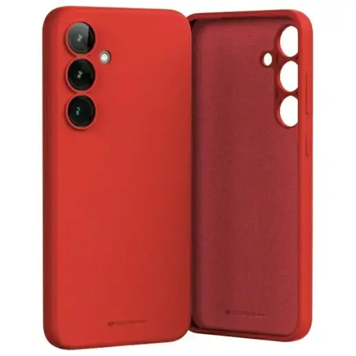 Mercury Silicone Phone Case for Samsung Galaxy A16 red