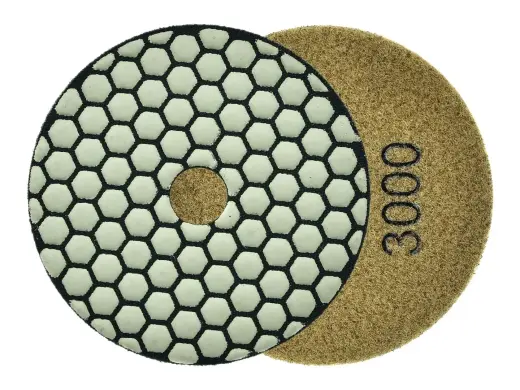 Deimantinis sauso poliravimo padas 100mm G3000