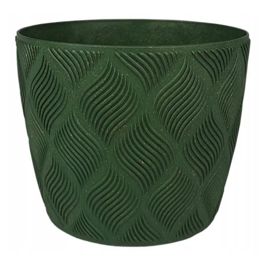 Puķu pods Flow Petit Eco 17cm, zaļš