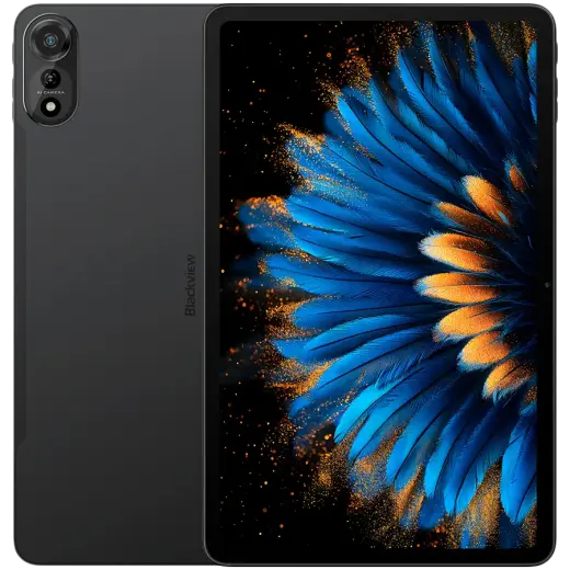 Blackview MEGA 2 SET LTE 12-inch FHD+IPS 1200x2000 60Hz 12GB+256GB Unisoc T615 Octa-core 1.6GHz Cam Front 8MP Rear 16MP 9000mAh+Charging 18W Fast / Cable Film Case Stylus Mouse Keyboard EN Netflix HD Android 15 Celestial Grey