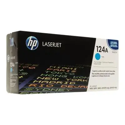 HP Cartridge No 124A HP124A HP 124A Cyan (Q6001A)