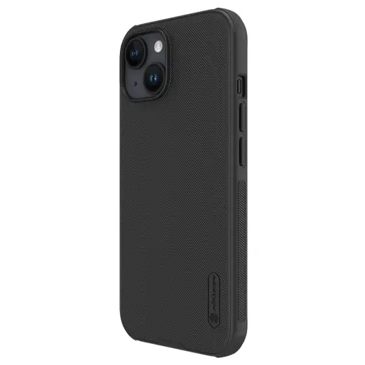 Nillkin Super Frosted PRO Back Cover for Apple iPhone 15 Black (Without Logo Cutout)