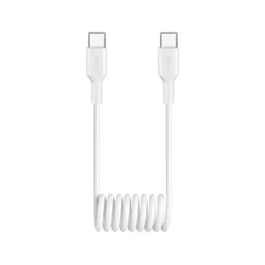 Puro PUCCC25WSPWHI data transfer and charging cable | USB-C to USB-C | 25W | 1m | white