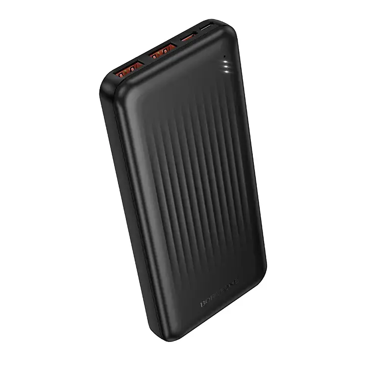 Borofone BJ80 Clever ārējais akumulators (powerbank) | 10 000 mAh | 22.5W | PD, QC | USB-A, USB-C | melns