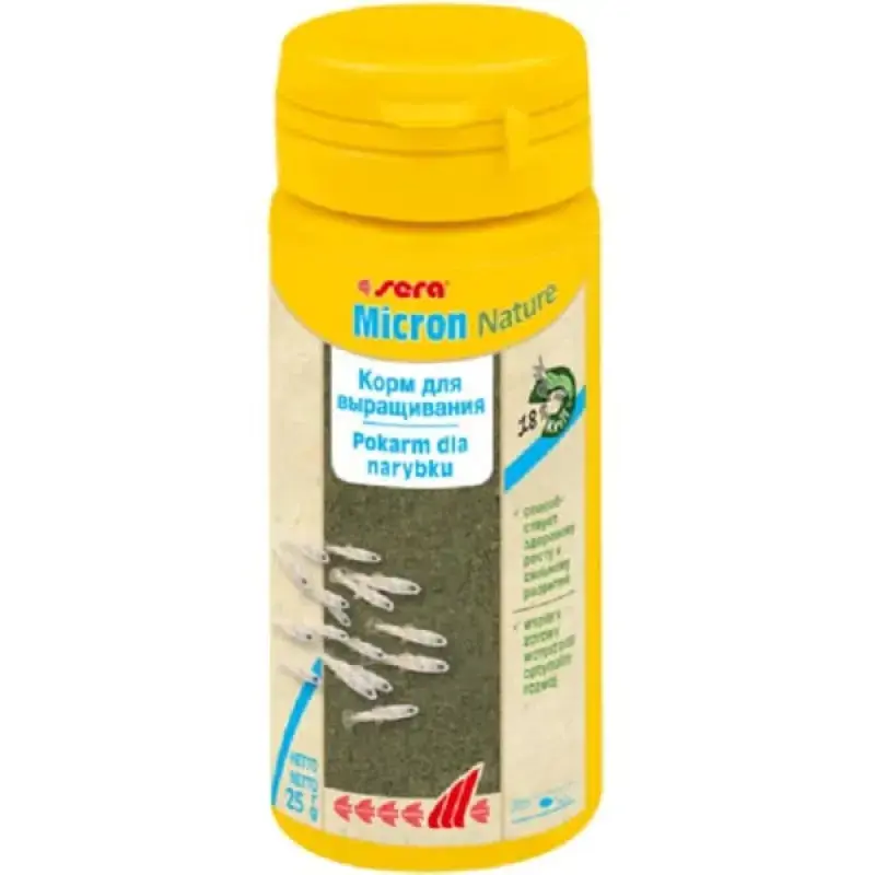 Barība zivīm : Sera Micron, 50ml (25g)