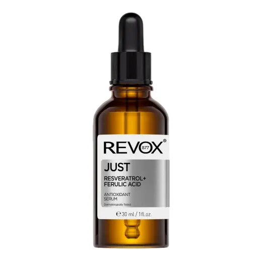 Revox B77, Just Squalane, Resveratrol + Ferulic Acid, Anti-Oxidant, Serum, For Face & Neck, 30 ml