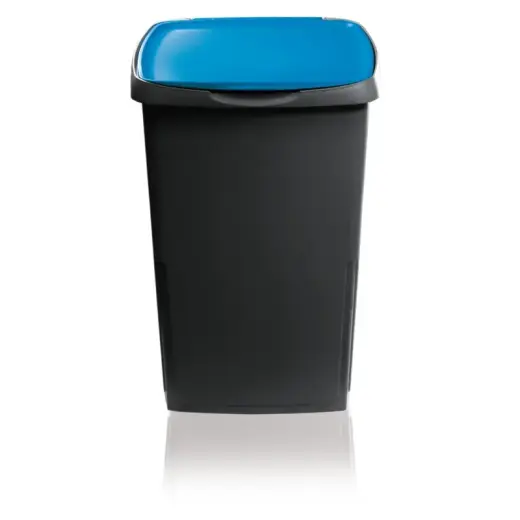 Atkritumu tvertne Eco solution 45L 37x36x53,5cm tumši pelēka/zila